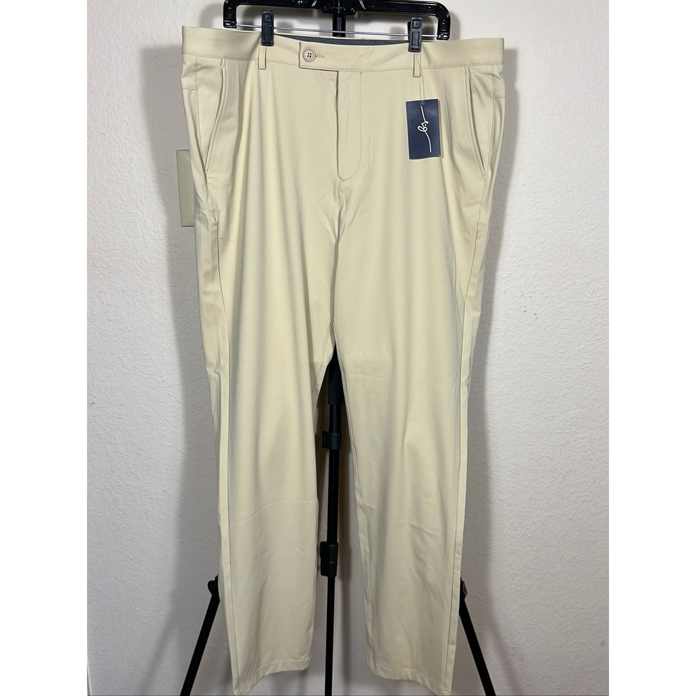 Boston Scott Men's Golf Pants 40x33 Beige Khaki New
